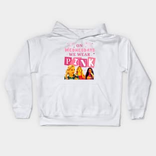 On Wednesdays We Wear Pink Mean Girls Kids Hoodie